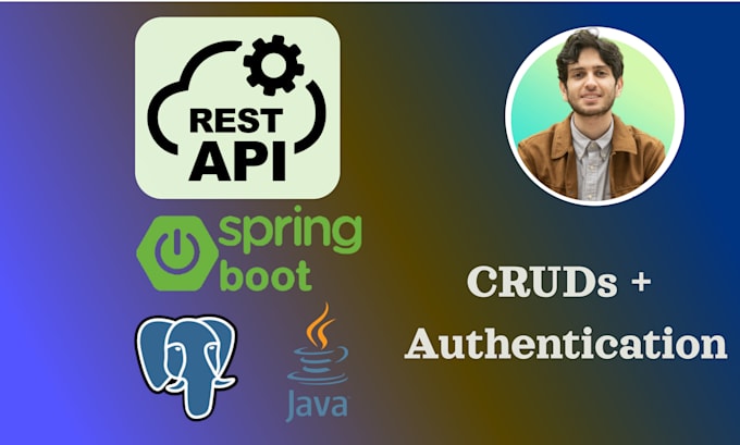 Make a crud and authentication api using java spring boot by ...