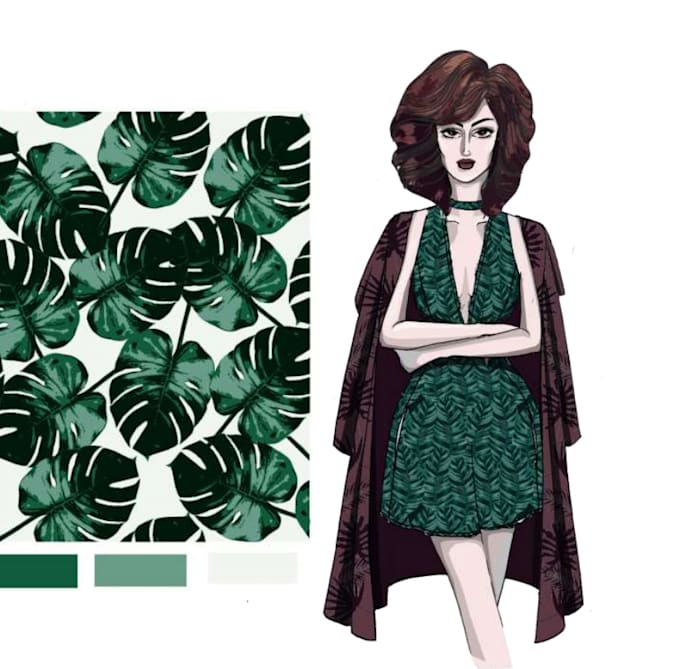 Make fashion illustrations for you by Payeldeb739 | Fiverr