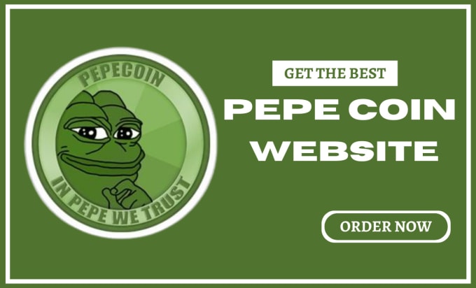 Create pepe coin website, pepe coin, meme coin website by Jamesodunayo ...