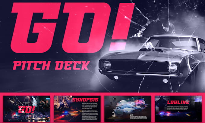 create a stunning pitch deck for your film project, TV series, or screenplay