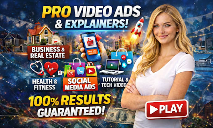 create an explainer video, commercial video ads for business