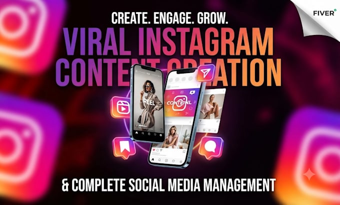 be your instagram social media manager and content creator