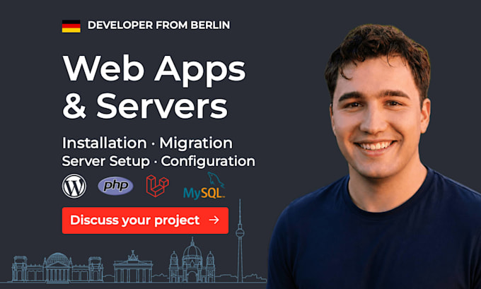 install, setup and configure your website, web app or server