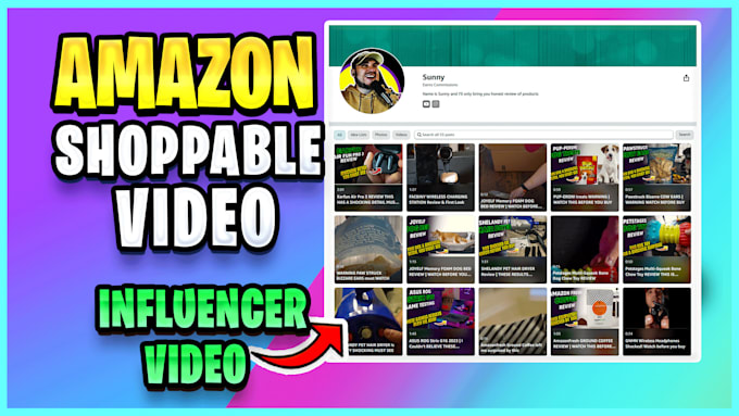 post an amazon shoppable video that will drive sales