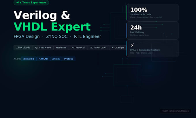 do verilog vhdl systemverilog rtl coding for fpga on vivado quartus xilinx