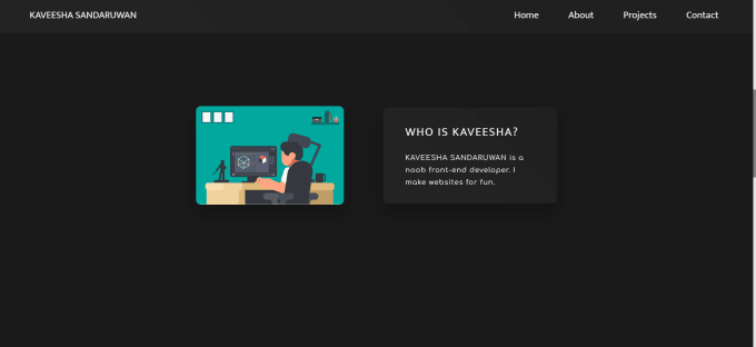 Make a front end website with html, css, js by Kaveeshas1 | Fiverr