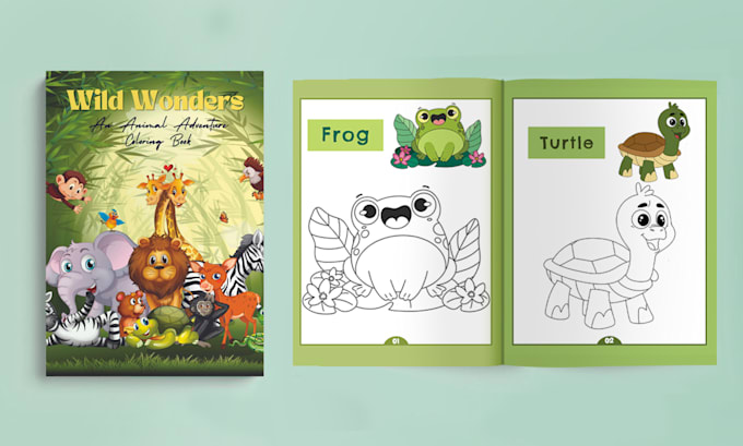 create unique and creative coloring book for all ages