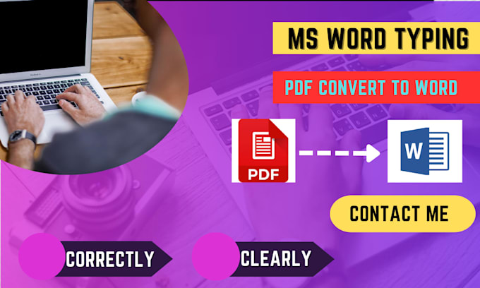 convert pdf to word and page typing and ai articles write