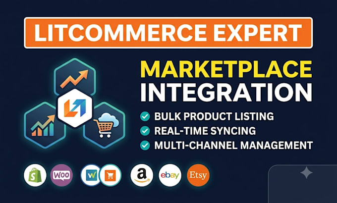 be your litcommerce expert, product listing,  marketplace integration