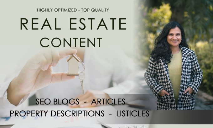 write professional real estate blogs and articles