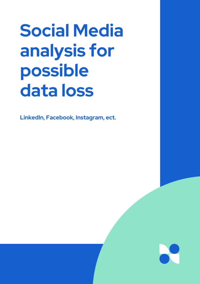 Analyse your social media postings for potential data loss by