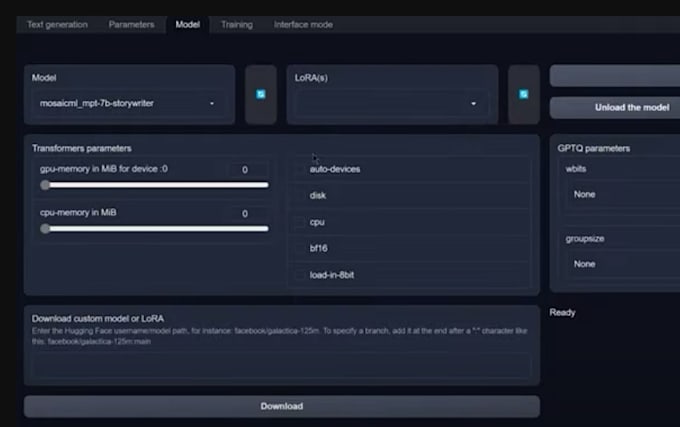 install and configure oobabooga and your preferred llms