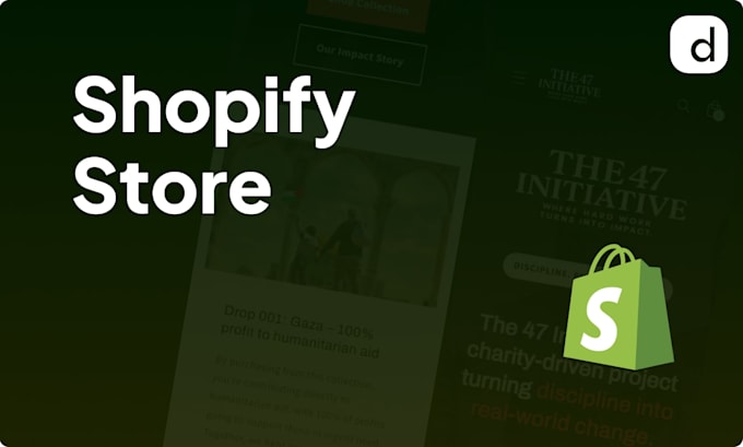 do shopify website development and store design