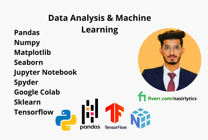 Do projects or tasks in python,machine learning,numpy,pandas,matplotlib ...