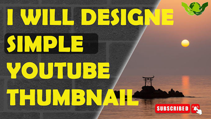 Design simple and attractive youtube thumbnail design by Shahelectric ...