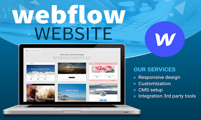 Design a responsive website using webflow by Steven_carter | Fiverr
