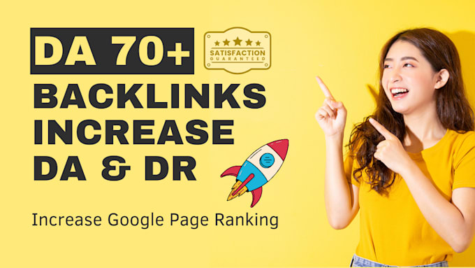 increase domain authority with high da 70 plus SEO backlinks