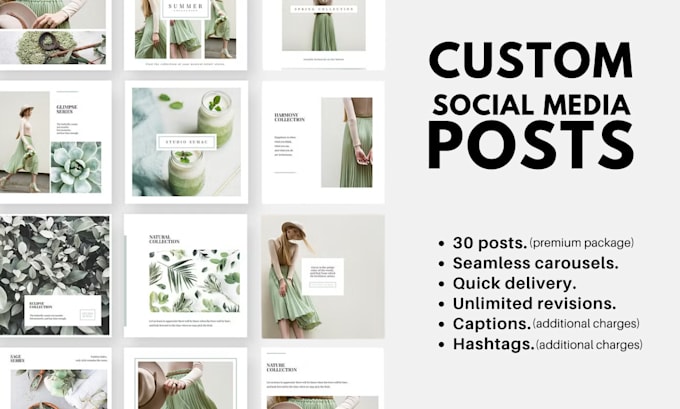 be your instagram content creator for 30 days instagram posts