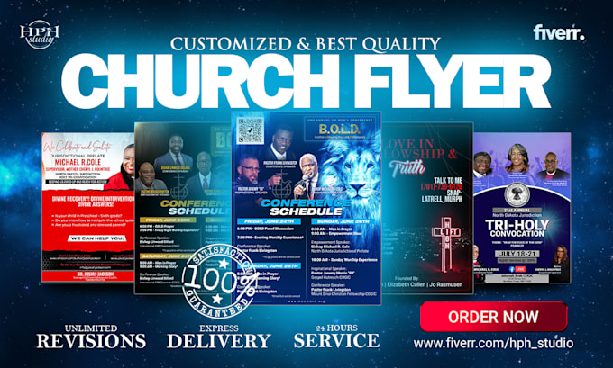 design exceptional church flyer, event flyer in 6hours