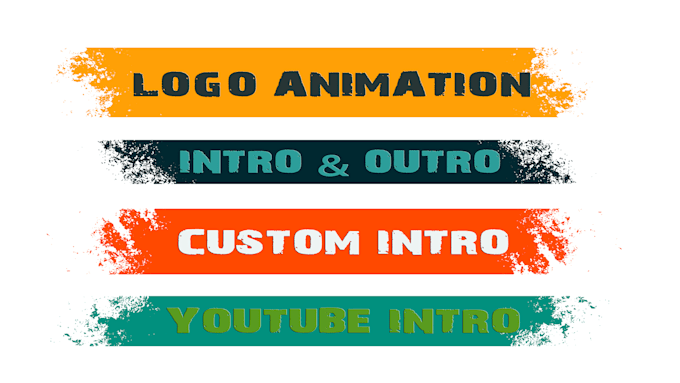 create custom logo intro and outro animation