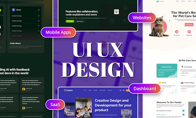 design mobile app ui ux design and website ui design, UI UX