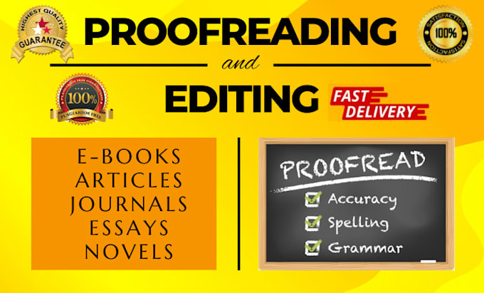 proofread and edit your english language manuscript professionally