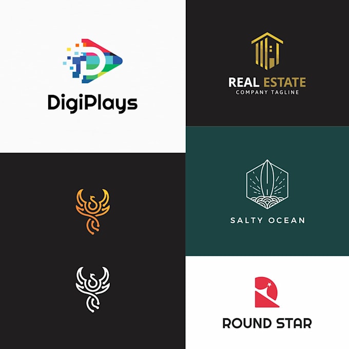 create modern logo design for you