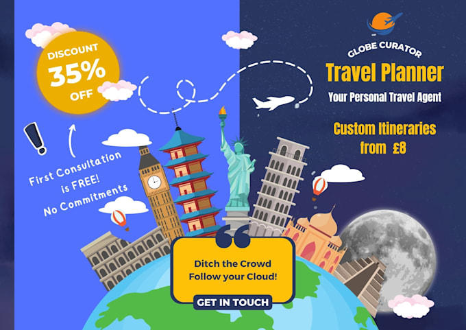 create custom made travel plans just for you