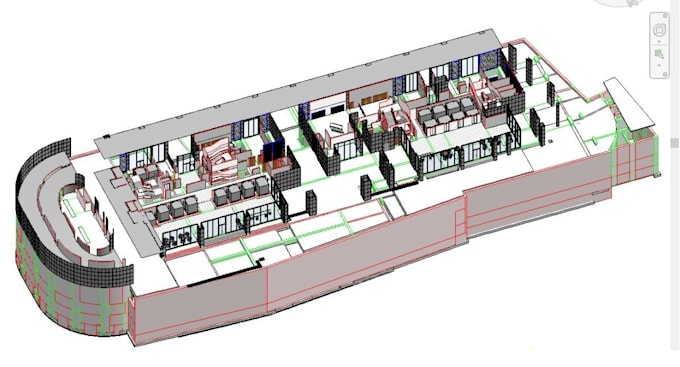 Make bim model revit model of architectural projects