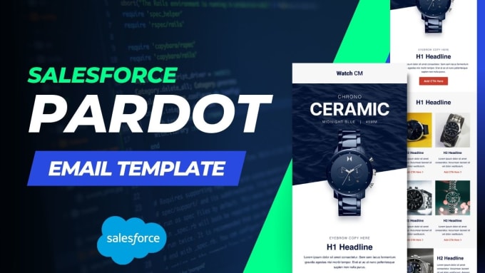 Html email template for salesforce pardot or salesforce marketing cloud
