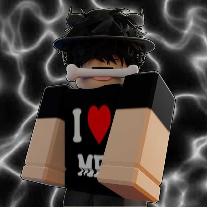 A 3d render of a roblox username