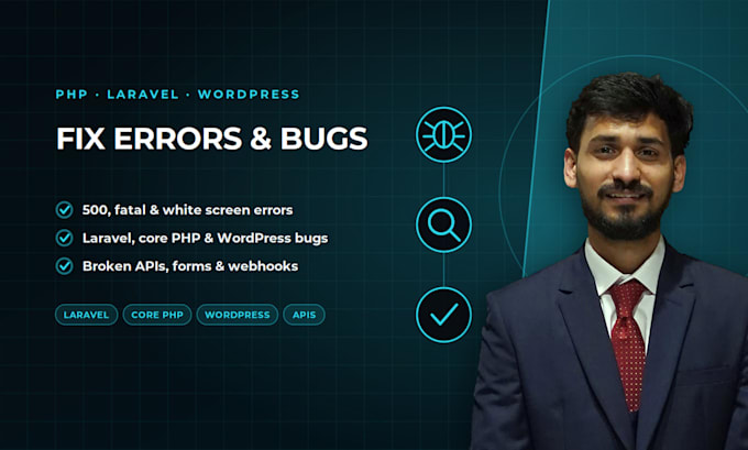 troubleshoot and resolve PHP or wordpress errors, bugs,issue