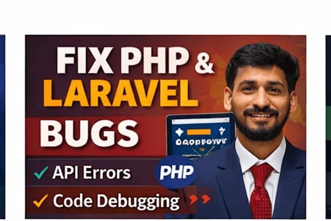 debug and fix PHP laravel or javascript errors, bugs,issue