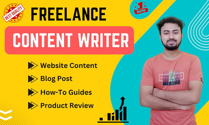 be freelance content writer for your website