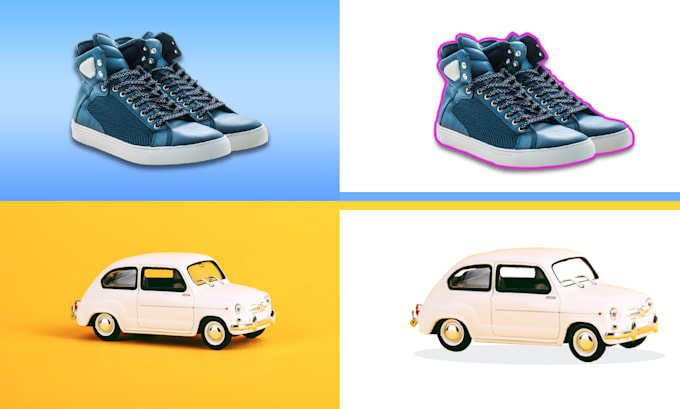 do clipping path, change background, image editing