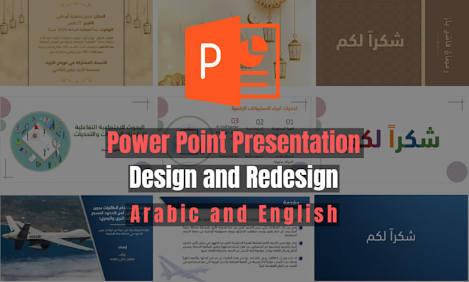 do powerpoint template, redesign, editing, and animation