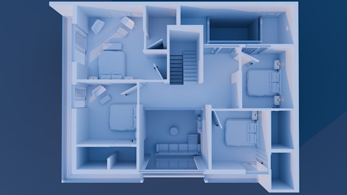 design and render 3d visualization for your floor maps