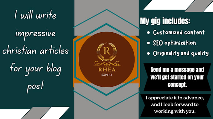 write impressive christian articles for your blog post