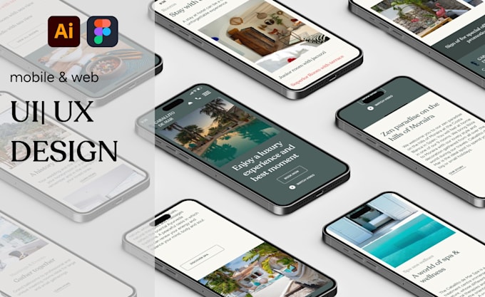 Design modern ui ux for web or mobile apps and prototype by ...