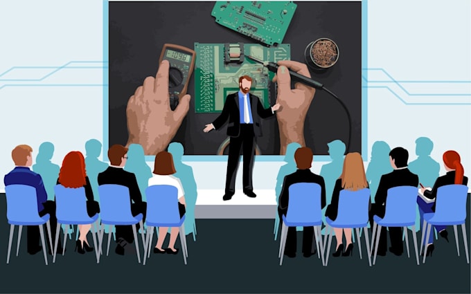 make electrical and electronics engg related presentations