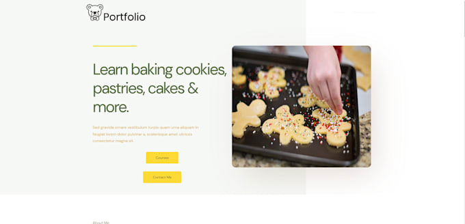build portfolio website for your business using wordpress
