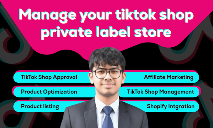 set up and manage your tiktok shop private label store