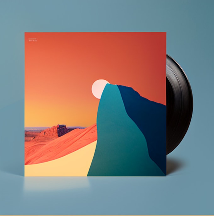 Modern album cover design unique album art by Feramel865 Fiverr