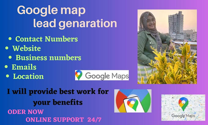 Do google maps scraping for business leads with emails by Faria6474 ...