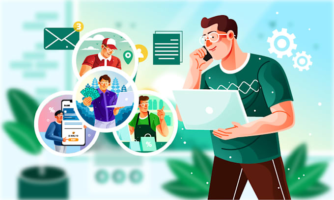 create a custom 2d animated app or website explainer video