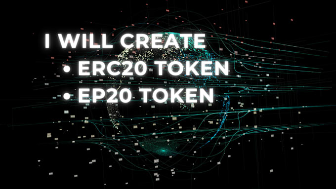 create erc20, bep20 token and smart contract