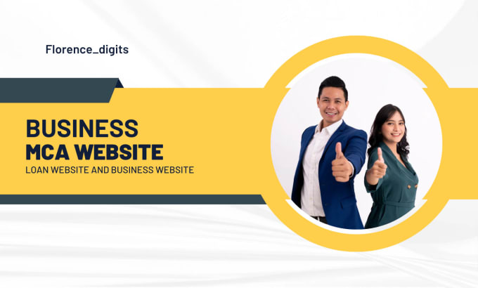 build mca website, mca landing page, loan website, business loan website