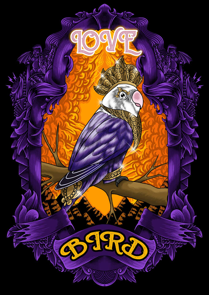 Do a good bird illustration by Artsoulartwork | Fiverr