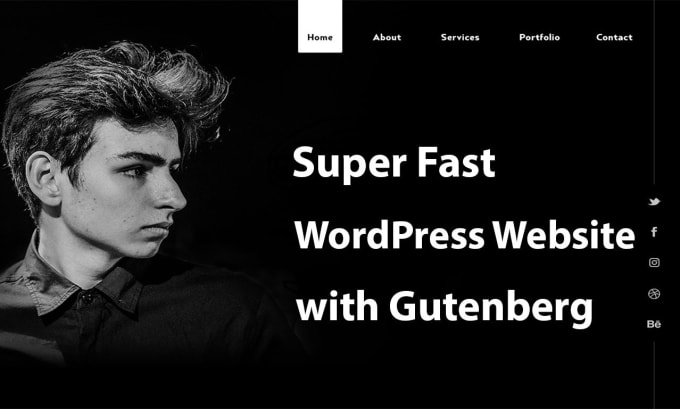 redesign wordpress website gutenberg kadence generatepress speed optimization