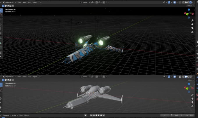 design sci fi spaceships